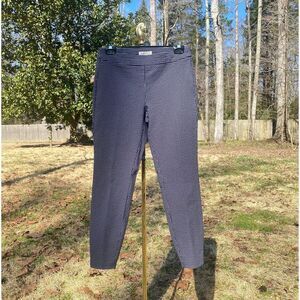 Nanette Lepore Black Grid Stretch Skinny Ankle Pants